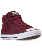 Converse Men's Chuck Taylor Street Mid Varsity Jacket Casual Sneakers From Finish Line