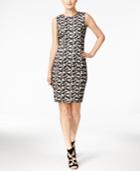 Calvin Klein Printed Sheath Dress, Regular & Petite Sizes