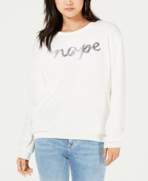 Love Tribe Juniors' Sequined-graphic Sweatshirt