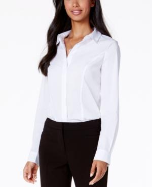 Xoxo Juniors' Point-collar Button-front Blouse