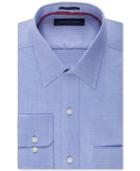 Tommy Hilfiger Men's Classic/regular Fit Non-iron Blue Dress Shirt