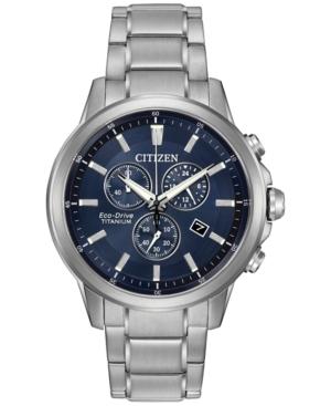 Citizen Men's Chronograph Eco-drive Stainless Steel Bracelet Watch 42mm At2340-56l