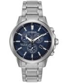 Citizen Men's Chronograph Eco-drive Stainless Steel Bracelet Watch 42mm At2340-56l