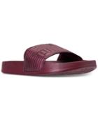 Puma Women's Leadcat Leather Slide Sandals From Finish Line