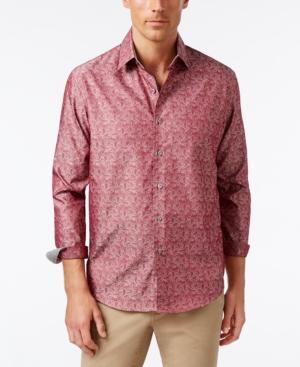 Tasso Elba Men's Classic Fit Print Shirt, Only At Macy's
