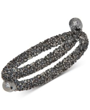 Anne Klein Colored Crystal Coil Wrap Bracelet