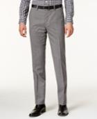 Bar Iii Men's Slim-fit Gray Glen Plaid Pants, Created For Macy's