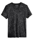 Guess Men's Ripped Graphic-print V-neck T-shirt