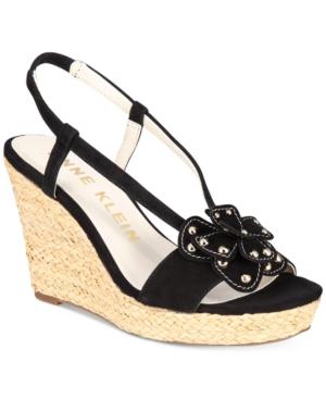 Anne Klein Marigold Espadrille Platform Wedge Sandals