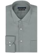 Geoffrey Beene No Iron Fitted Stretch Sateen Solid Dress Shirt