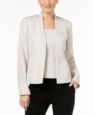 Kasper Pebbled Jacquard Blazer, Regular & Petite