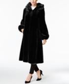 Jones New York Faux-fur Hooded Maxi Coat