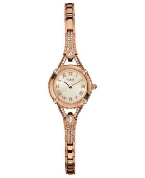Guess Watch, Women's Rose Gold Tone Bracelet 22mm U0135l3