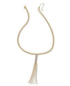 Thalia Sodi Gold-tone Pave Bar & Chain Tassel Lariat Necklace, Only At Macy's