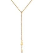 Kate Spade New York Gold-tone Crystal Smile Lariat Necklace