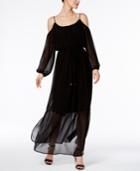 Calvin Klein Off-the-shoulder Maxi Dress