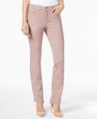 Charter Club Petite Straight-leg Twill Pants, Created For Macy's