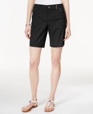 Style & Co. Petite Studded-pocket Shorts, Only At Macy's