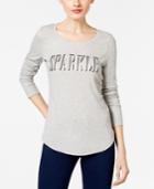 Inc International Concepts Sparkle Graphic Top, Only At Macy's