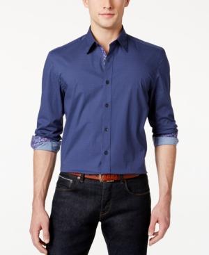 Construct Men's Artisan Pin Dot Shirt, Only At Macy's