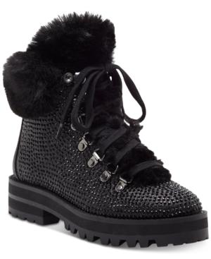 Jessica Simpson Norina Embellished Hiker Booties Women's Shoes