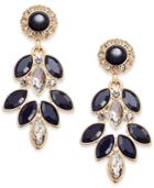 Vera Bradley Gold-tone Crystal Glitz Chandelier Earrings