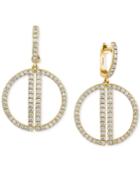 Geo By Effy Diamond Drop Earrings (3/4 Ct. T.w.) In 14k Gold