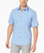 Alfani Men's Stretch Modern Solid Pocket Shirt, Created For Macy's