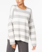 Eileen Fisher Organic Cotton- Cashmere Blend Reversible Crew-neck Sweater, Regular & Petite