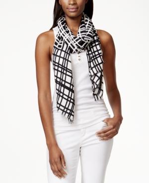Inc International Concepts Geo Printed Pashmina Wrap, Only At Macy's