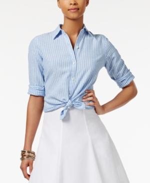 American Living Striped Button Down Shirt, Only At Macy's