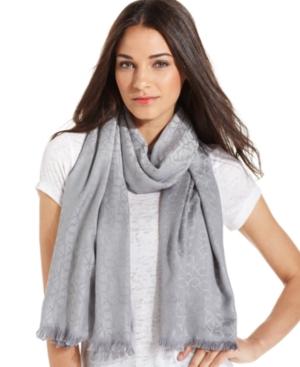 Calvin Klein Ck Logo Wrap & Scarf In One