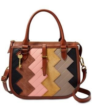Fossil Ryder Patchwork Medium Satchel
