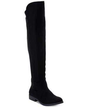 Style & Co Hayley Wide-calf Over-the-knee Zip Boots, Created For Macy's Women's Shoes