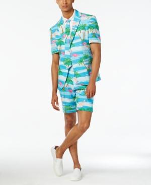 Opposuits Men's Flaminguy Slim-fit Tropical-print Suit & Tie