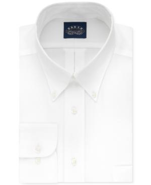 Eagle Men's Classic-fit Stretch Collar Non-iron Solid Dress Shirt
