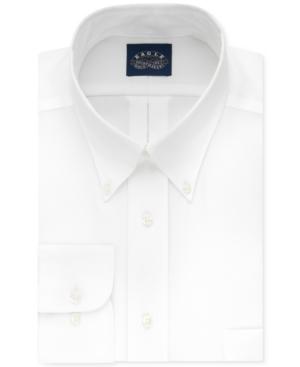 Eagle Men's Classic-fit Stretch Collar Non-iron Solid Dress Shirt