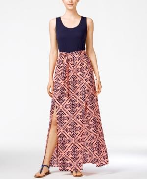 City Studios Juniors' Printed Maxi Dress