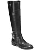 Inc International Concepts Fahnee Leather Riding Boots Women's Shoes