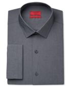 Alfani Men's Fitted Performance Stretch Easy Care Micro-stripe French Cuff Dress Shirt, Only At Macy's
