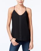 Bar Iii Satin-detail Racerback Camisole, Only At Macy's