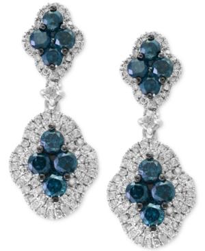 Effy Diamond Drop Earrings (1-7/8 Ct. T.w.) In 14k White Gold