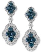 Effy Diamond Drop Earrings (1-7/8 Ct. T.w.) In 14k White Gold