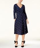 Weekend Max Mara Klausen Bow-print Midi Dress