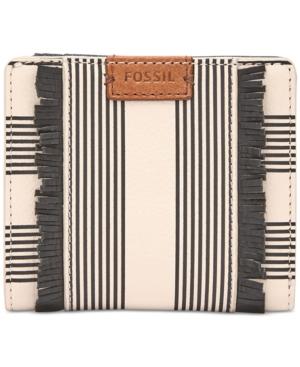 Fossil Emma Striped Rfid Mini Wallet