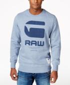 Gstar Men's Raw Large Applique Logo Sweatshirt