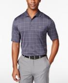 Greg Norman For Tasso Elba Men's Windowpane Plaid Golf Polo, Only At Macy's