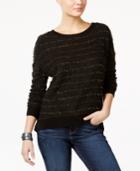 Calvin Klein Jeans Striped Textured Sweater