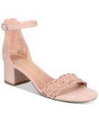 American Rag Brexley Two-piece Block Heel Sandals, Created For Macy's Women's Shoes