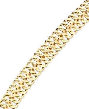 18k Gold Bracelet, Mesh